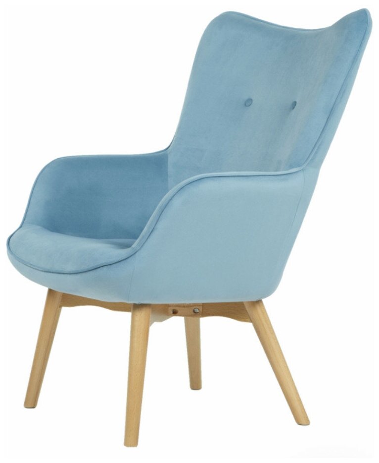 Кресло для отдыха "Манго" цвет небесно-голубой