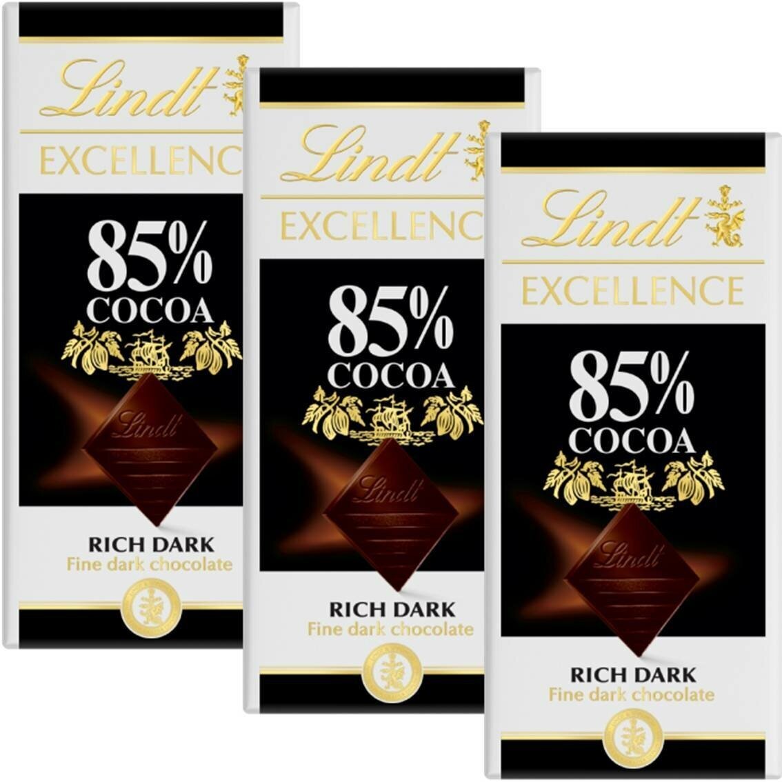 Шоколад LINDT EXCELLENCE 85% какао, 100г - фотография № 11