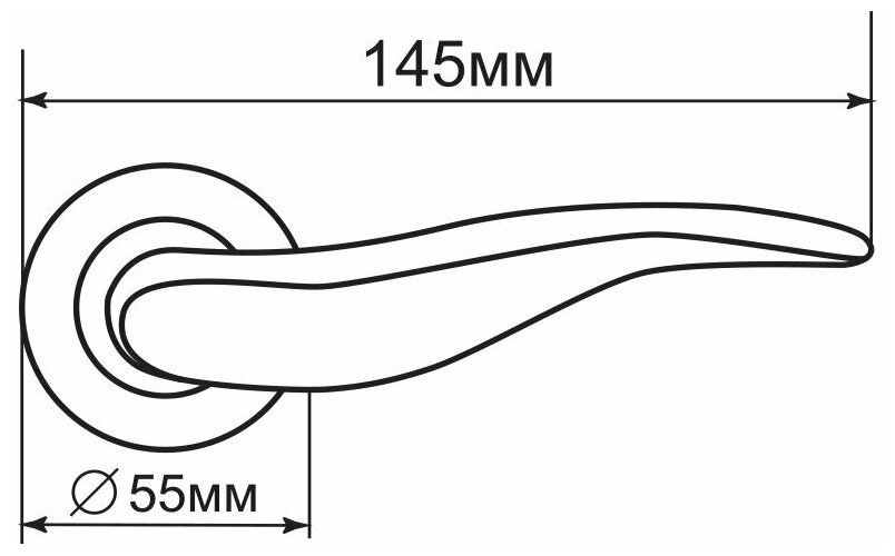 Ручка Palladium calisto sn -10 - фото №4