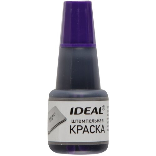 фото Штемпельная краска ideal, 24мл, фиолетовая trodat