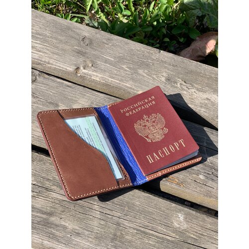 Документница для паспорта viking leather craft, мультиколор