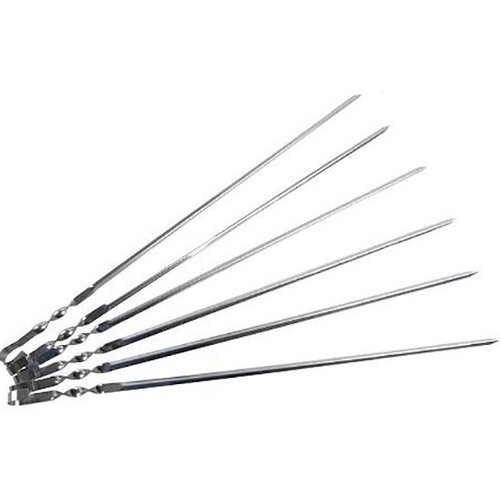 Набор шампуров Я Выбрал угловых 610х10х1.0 (нержавеющая сталь) 6шт