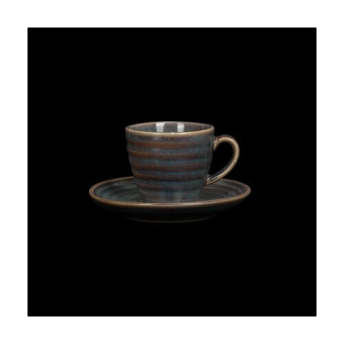 Кофейная пара 90 мл, сине-коричневый Corone Terra