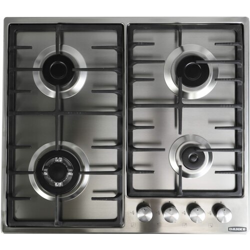 Поверхность газовая DANKE PORO 64GT INOX нерж чугун WOK 1092000₽