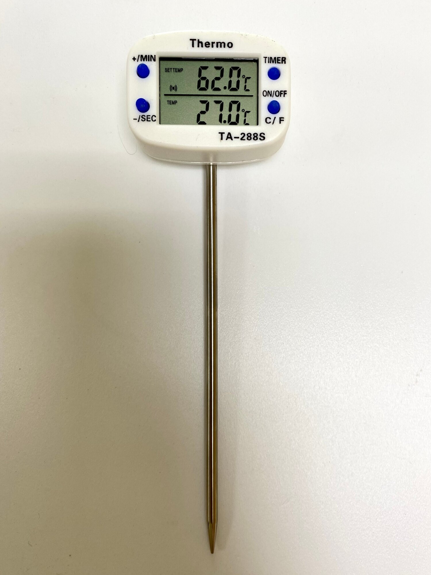 Термометр с оповещением TA-288 S щуп 14см