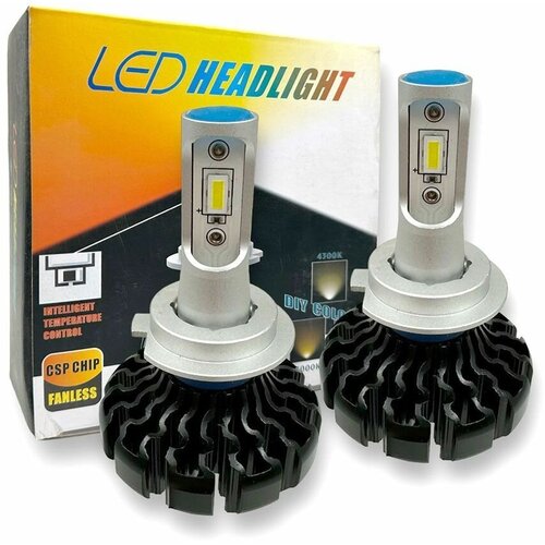 Светодиодная автомобильная лампа N1 LED HEADLIGHT цоколь H7 (2 шт)