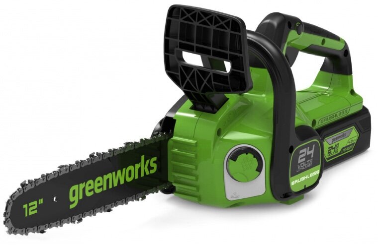 Цепная пила аккумуляторная Greenworks Арт. 2007707, 24V, 25см, без АКБ и ЗУ