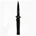 Нож складной черный, клинок 9,5см 7866355