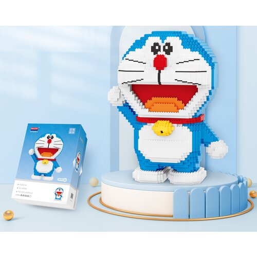 Конструктор 3D из миниблоков Balody Doraemon котик-шкатулка большой 2455 элементов - BA26006 конструктор 3d из миниблоков balody lxh легенда о хэй котик карандашница 1200 элементов ba18321