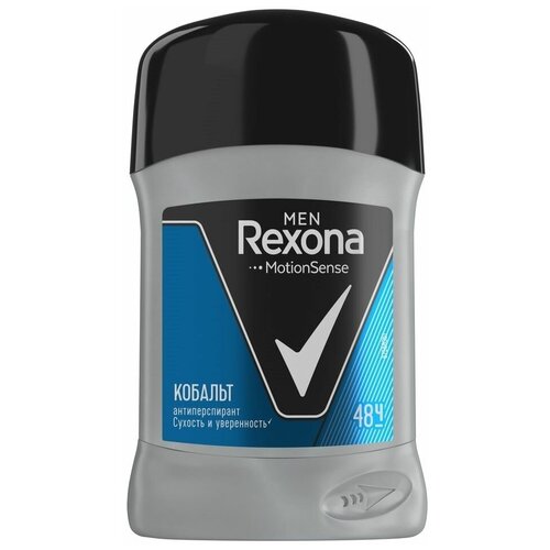 Unilever (Юнилевер) Антиперспирант-карандаш Rexona Men Кобальт 50 мл unilever юнилевер антиперспирант карандаш rexona антибактериальная свежесть 40 мл