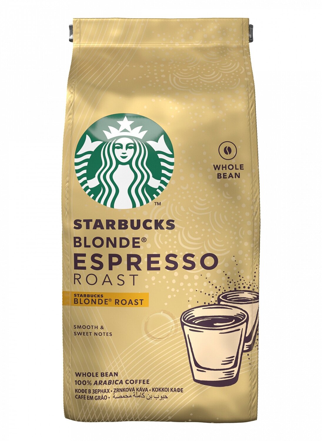Кофе в зернах Starbucks Blonde Espresso Roast, 200 г - фотография № 18