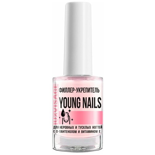 Luxvisage Укрепитель для ногтей филлер YOUNG NAILS для неровных и тусклых ногтей укрепитель для ногтей luxvisage филлер укрепитель luxvisage young nails