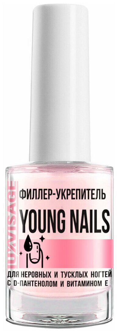 Luxvisage Укрепитель для ногтей филлер YOUNG NAILS для неровных и тусклых ногтей