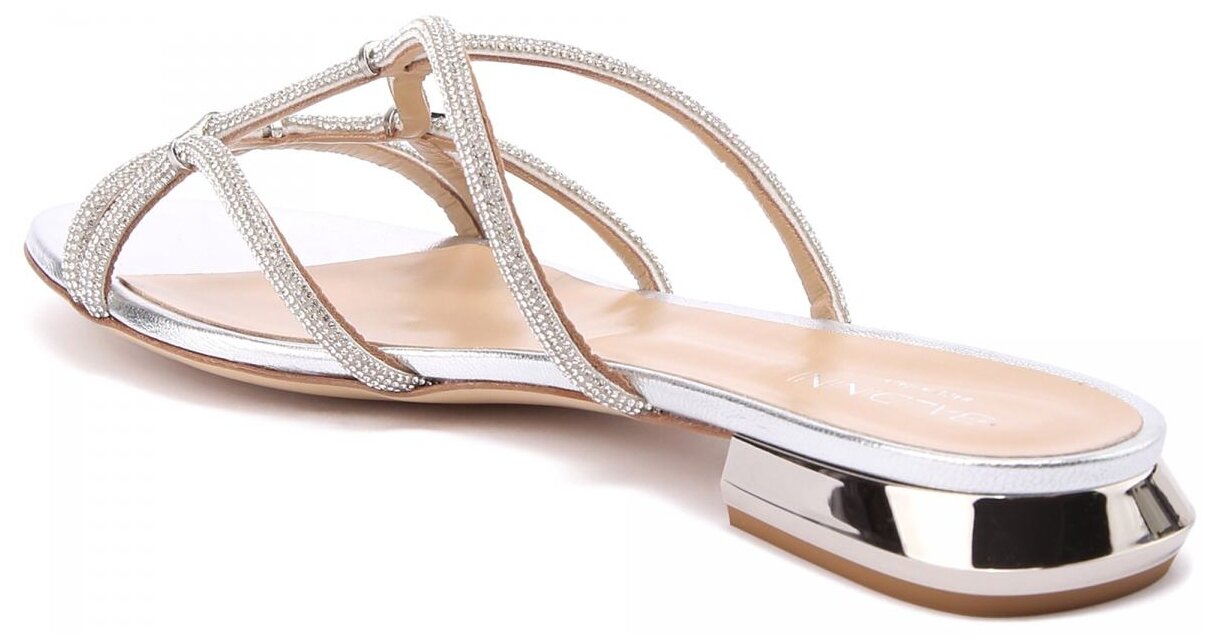 Сандалии Baldinini, размер 41, серебряный — фото 1