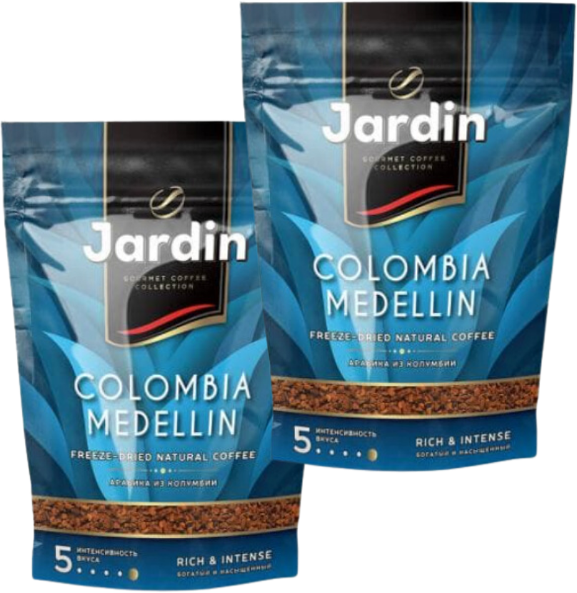 Кофе растворимый Jardin Colombia Medellin 240 грамм, 2 штуки