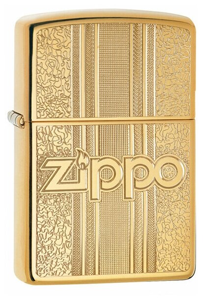 Зажигалка ZIPPO Classic с покрытием High Polish Brass латунь/сталь золотистая 38x13x57 мм