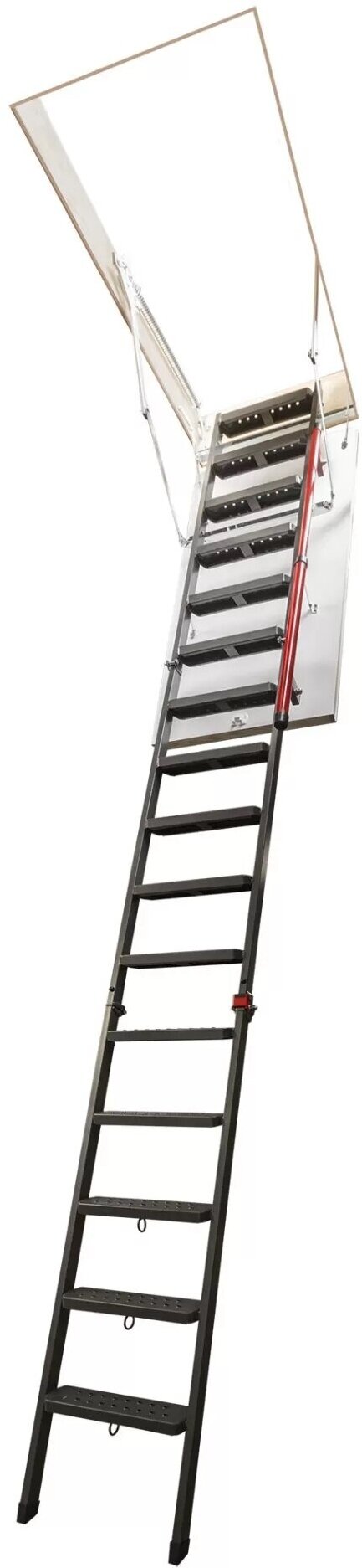 Чердачная лестница с люком FAKRO LMP для высоких потолков 70*144*366 - фотография № 1