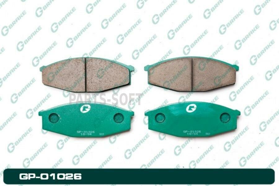 Колодки G-brake GP-01026 G-BRAKE арт. GP-01026