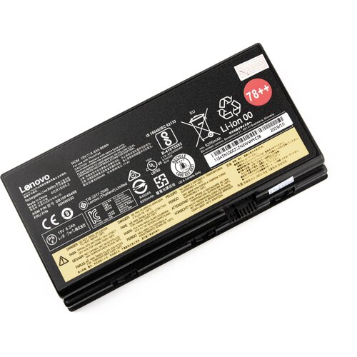 Аккумулятор для Lenovo ThinkPad P70 P71 (15V 6100mAh) 78++ ORG p/n: 01AV451 SB10F46468 аккумулятор 01av451 для ноутбука lenovo thinkpad p70 15v 6400mah черный