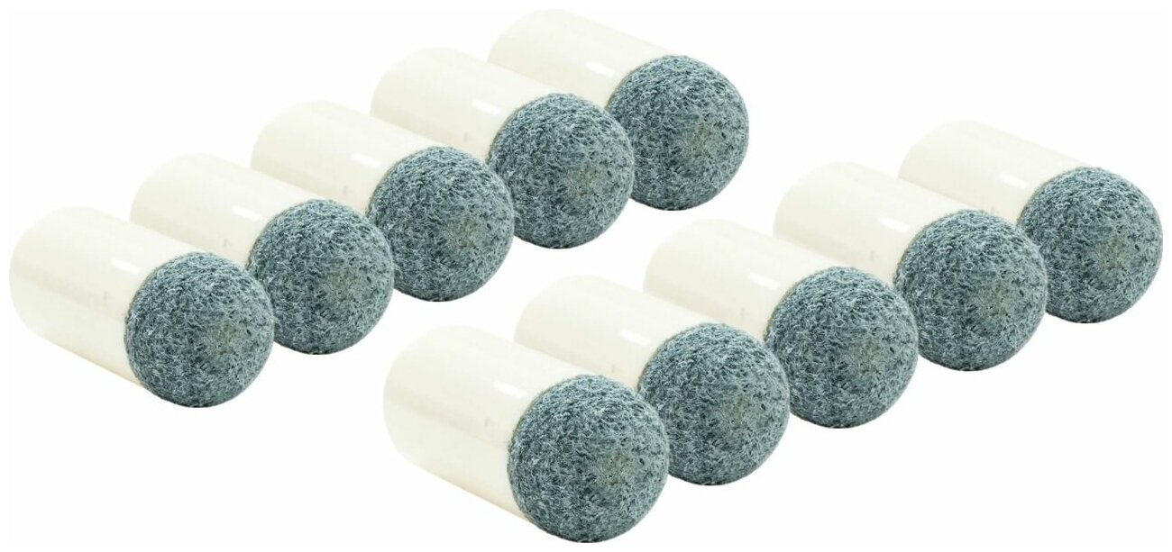 фото Комплект вставок-колпачков для бильярдного кия Weekend 13 мм 10 шт.