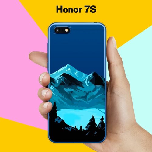 силиконовый чехол горы и озеро на honor 8x Силиконовый чехол Горы и озеро на Honor 7S