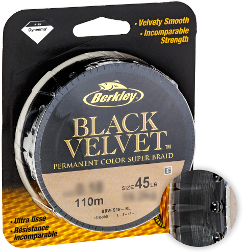 Berkley Black Velvet 110м. 0.30мм. Black — купить в интернет