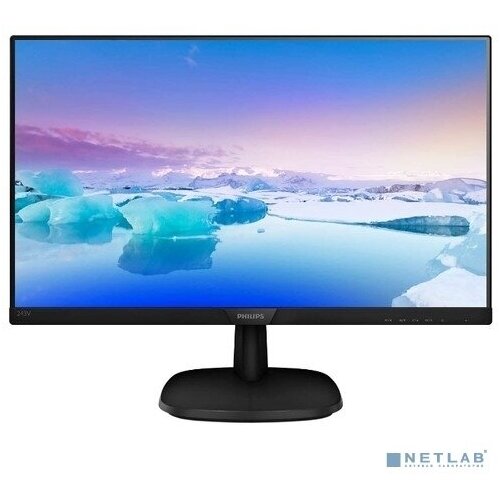 Philips Монитор LCD PHILIPS 238 243V7QDAB 0001 черный IPS 1920x1080 5ms 178178 250cd 10M1 D-Sub DVI HDMI 2x2W чёрный 1581000₽