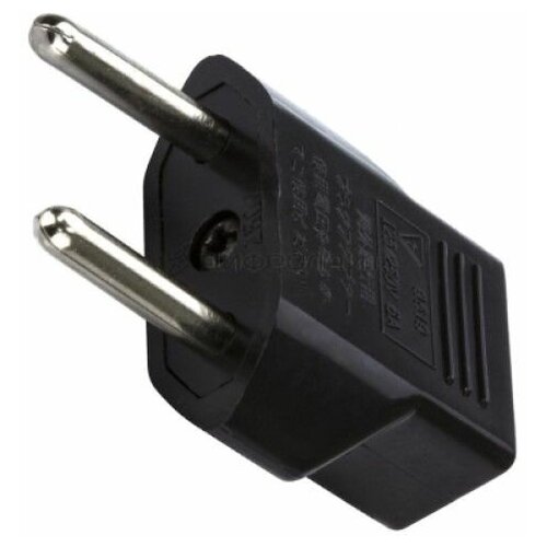 Адаптер-переходник на евровилку черный Сетевой адаптер на евро розетку 132₽