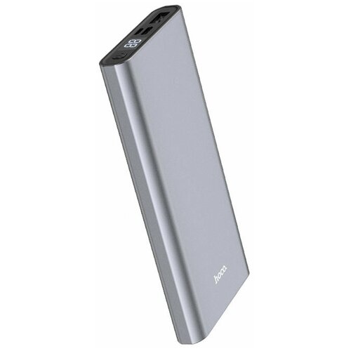 Внешний аккумулятор 10000 mah J68 HOCO серый внешний аккумулятор 10000mah mivo mb 108tm usb type c micro usb pd3 0 qc3 0 черный