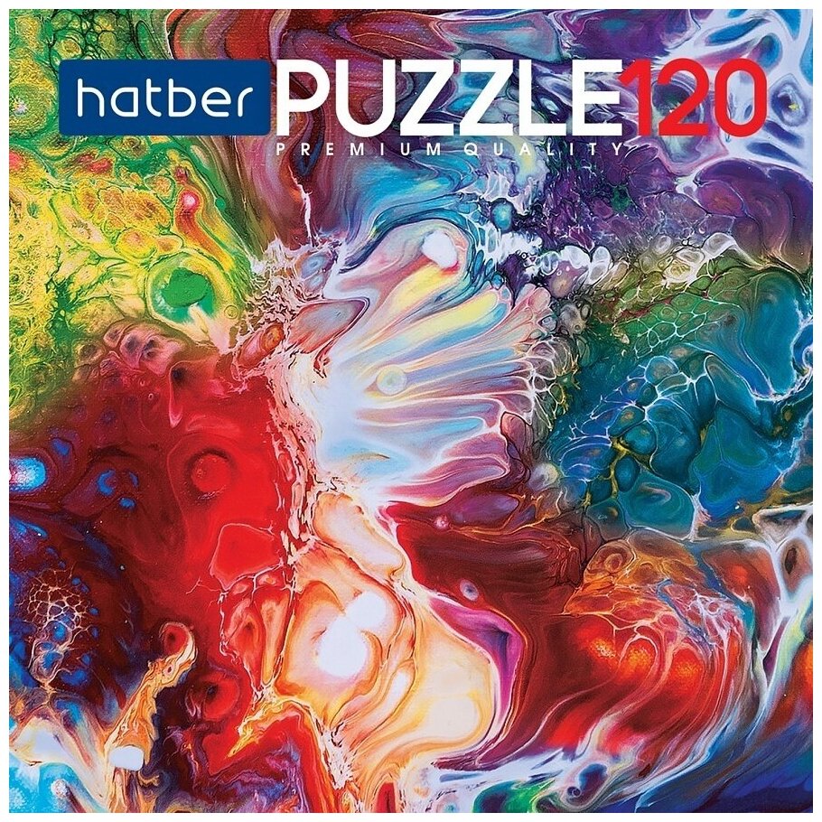 Пазлы Hatber 120 деталей, Premium, "Буйство красок" ( 120ПЗ5_20499)