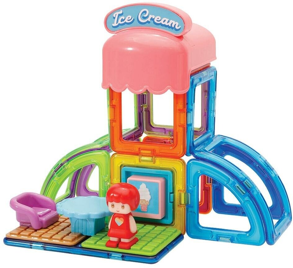 Magformers Магнитный конструктор Town Set Ice Cream 22 детали Magformers 717008