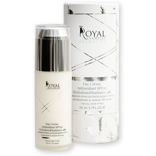 ночной крем для лица питание и восстановление royal samples night crème royal update ROYAL SAMPLES Дневной крем-антиоксидант SPF 20 увлажнение и сияние 48 часов