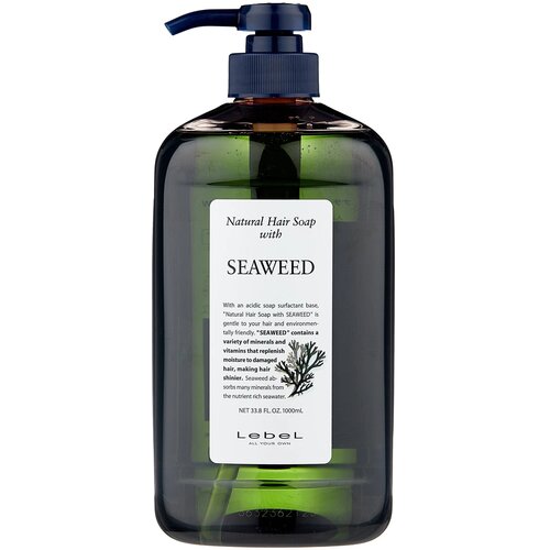 Шампунь для волос восстанавливающий Lebel Professional Natural Hair Soap Seaweed с экстрактом морских водорослей 1000 мл