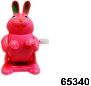 Нескучные игры Заводная игрушка Розовый Кролик