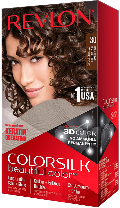 Краска для волос Revlon Colorsilk 30 Dark Brown 130мл