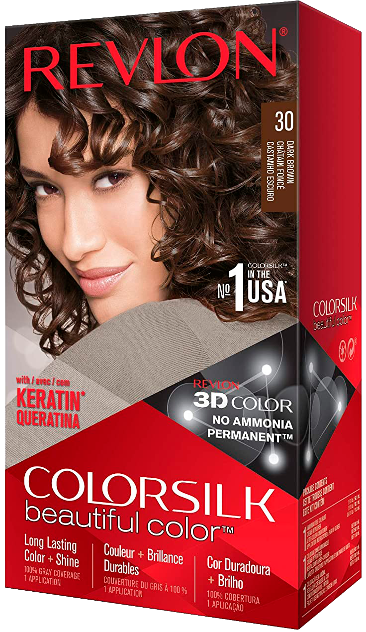 Краска для волос Revlon Colorsilk 30 Dark Brown 130мл