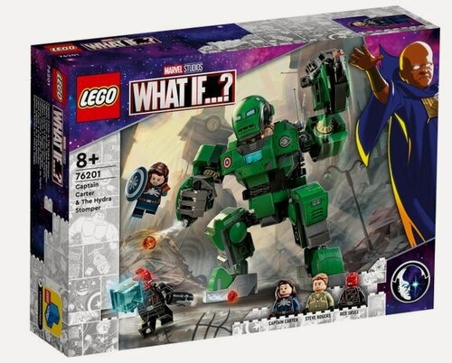 Изображение товара Конструктор LEGO Super Heroes Капитан Картер и штурмовик «Гидры» (LEGO 76201)