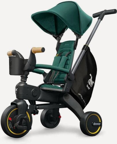 Изображение товара Simple Parenting Doona Liki Trike S5, детский трехколесный велосипед от 10 месяцев до 3-4 лет, цвет Racing Green
