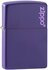 Зажигалка бензиновая ZIPPO 237ZL Classic Purple Matte Zippo Logo, фиолетовая, ма...