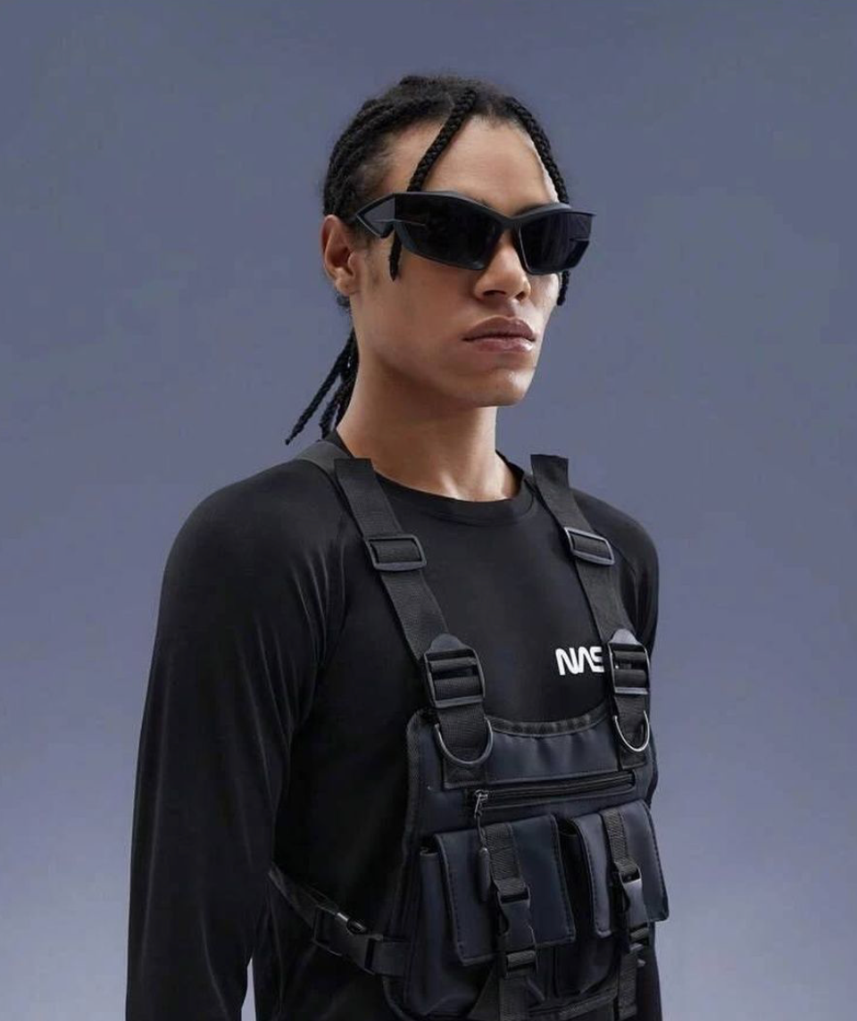 Солнцезащитные очки , черный.. — фото 1