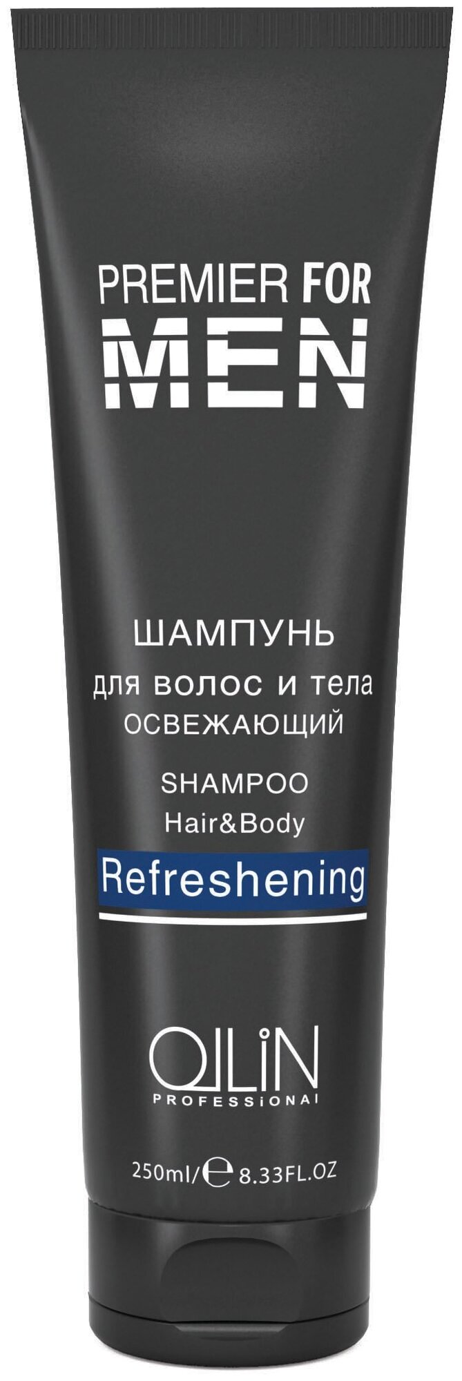 Ollin Professional Premier for Men Шампунь для волос и тела освежающий 250мл