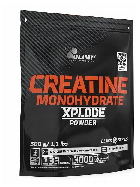 Creatine Monohydrate Xplode Powder Olimp пакет (500 гр) - Лимон