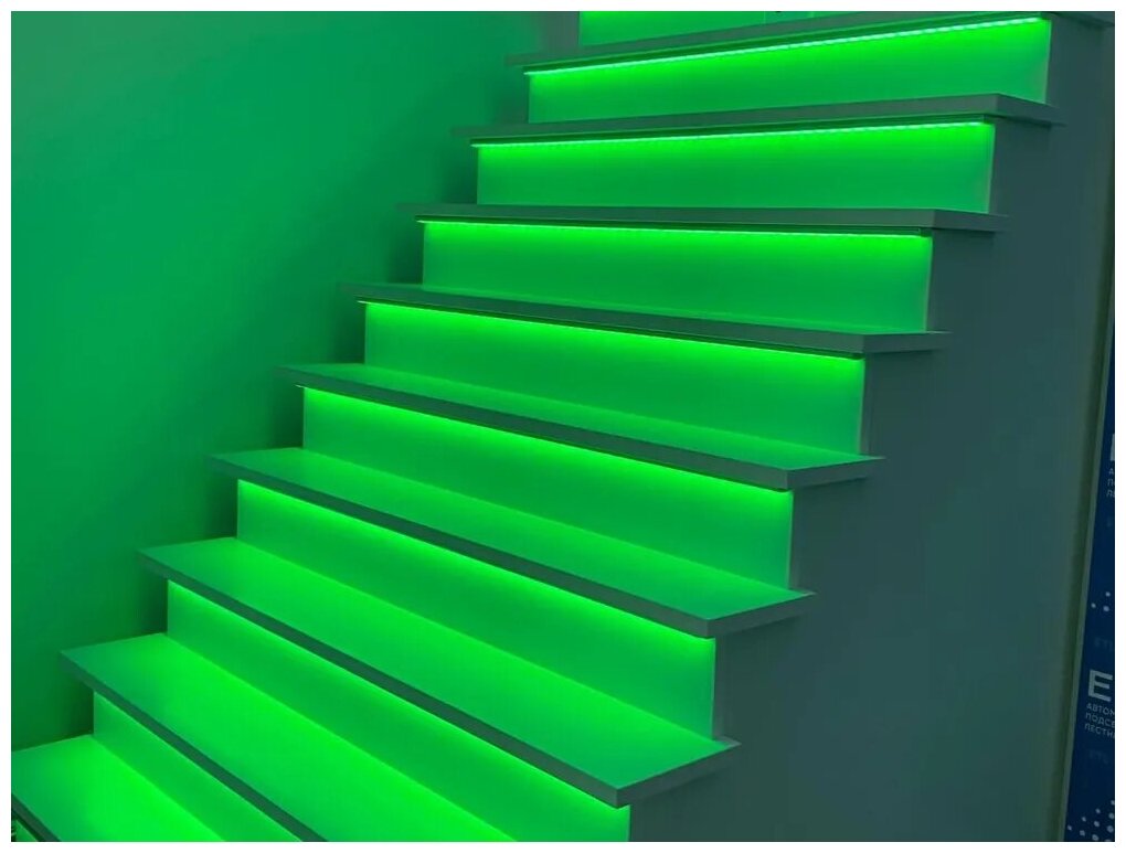 Комплект для автоматической подсветки лестницы с датчиками движения ETL - для подсветки 17 ступеней, RGB - фотография № 8
