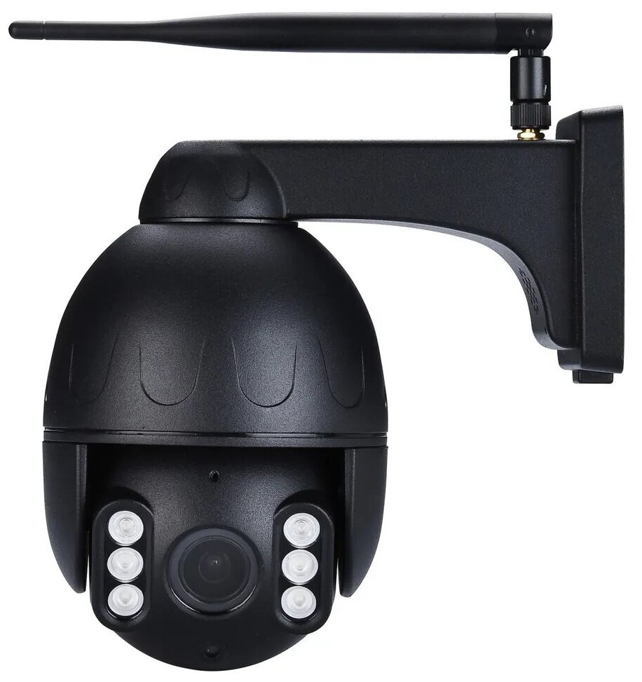 Беспроводная уличная камера видеонаблюдения 4G/3G Zodikam 2065-PTZV v2 (поворотная, 4G/3G, звук, 5МП, Zoom 5X)