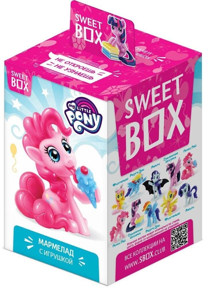 Жевательный мармелад Sweet Box My Little Pony (Chibi), 10 уп. - фотография № 3