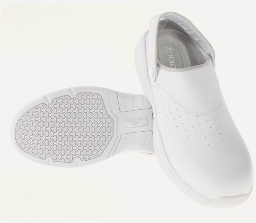 Изображение товара Сабо White GRIP PROTECTION, перфорированные, поликарбонатный подносок. Размер 41