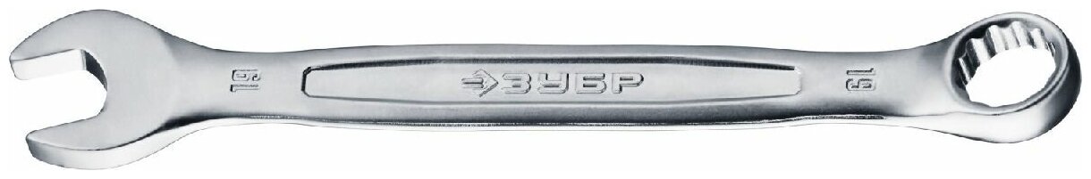 Комбинированный гаечный ключ ЗУБР Профессионал 19 мм (27087-19_z01)