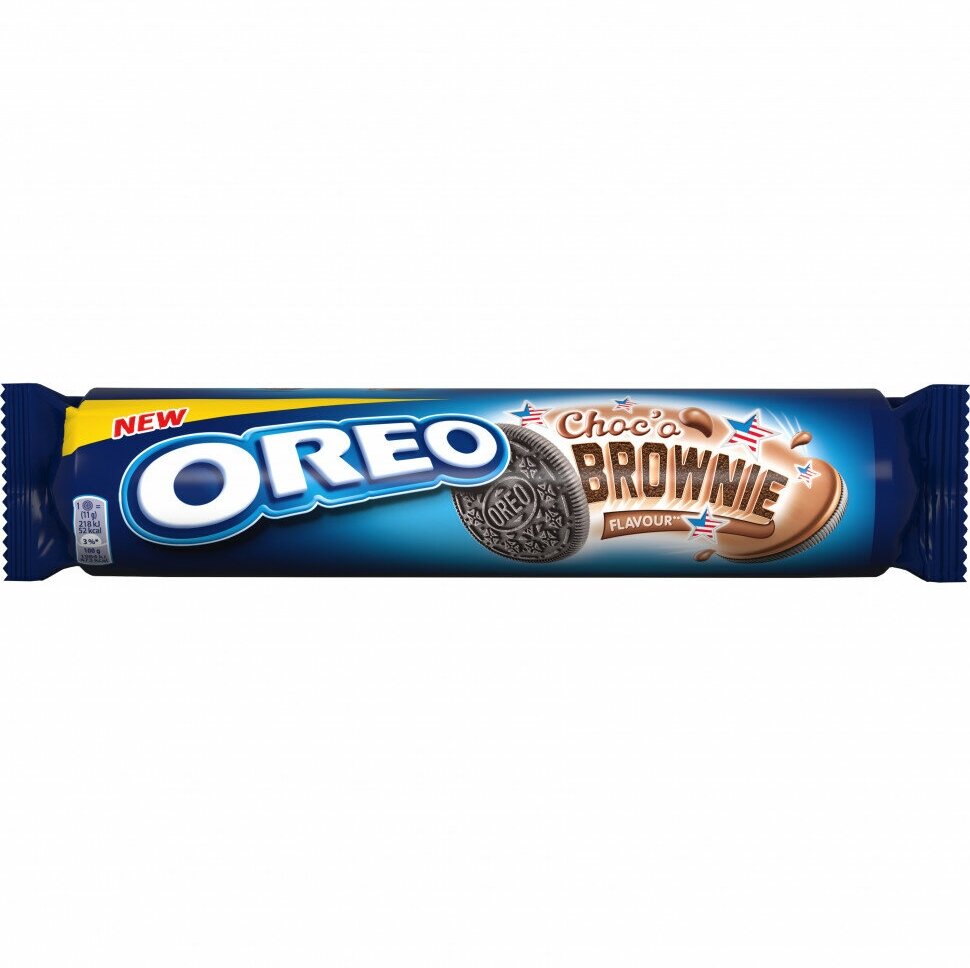 Печенье Oreo Choco brownie, 154 г - фотография № 5