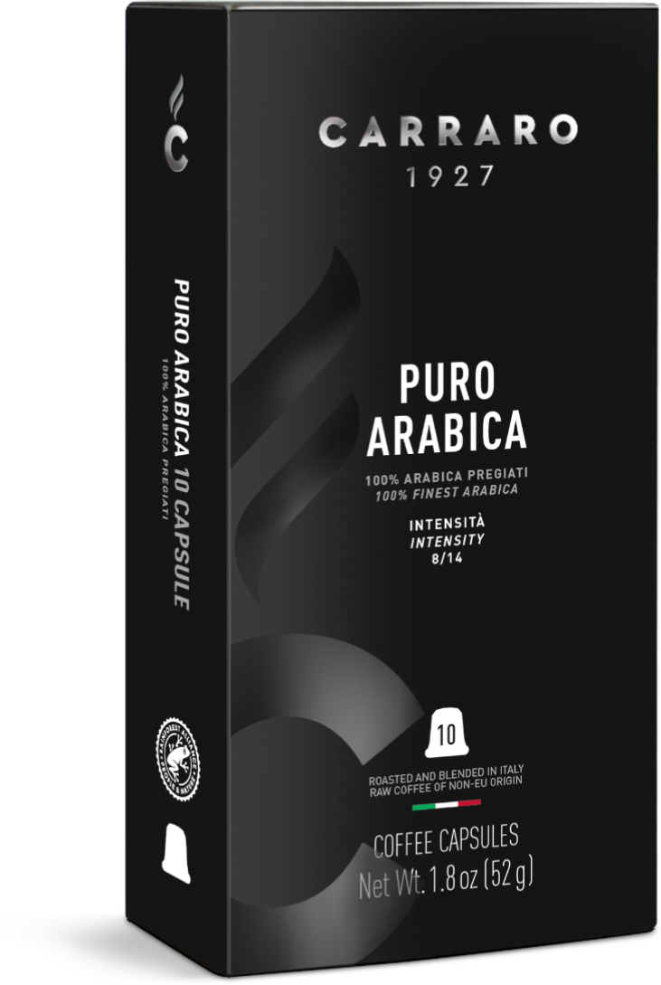 Carraro Puro Arabica кофе в капсулах для системы Nespresso, 10 капсул - фотография № 1