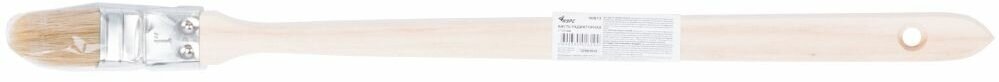 Кисть радиаторная, натур. светлая щетина, деревянная ручка 1" (25 мм) - фотография № 5